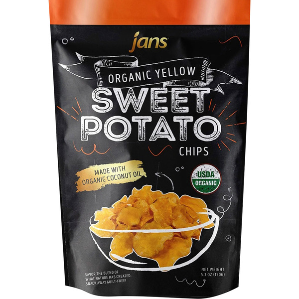 Jans Enterprises Organic Yellow Sweet Potato Chips