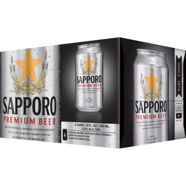 Sapporo Premium Beer Same-Day Delivery or Pickup | Harmons