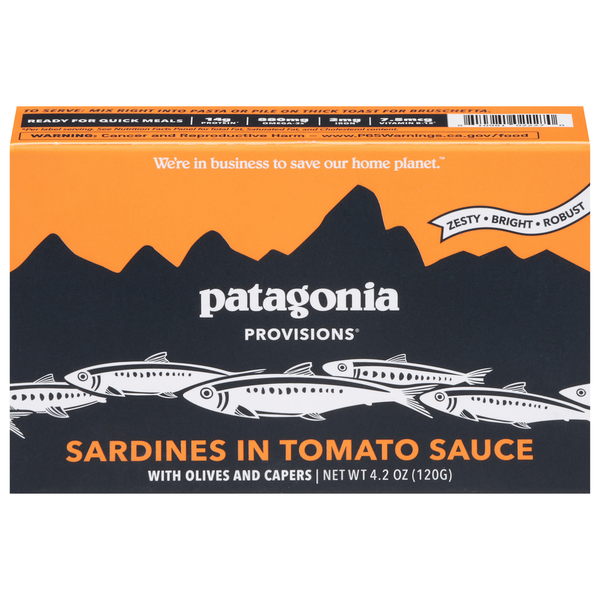 Patagonia Provisions Sardines in Tomato Sauce with Olives and