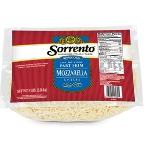 Sorrento Cheese - Part Skim Mozzarella - 5 lb