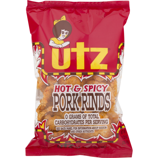 Utz Pork Rinds Hot & Spicy (1.25 oz) from Safeway Instacart