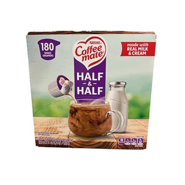 Coffee mate Half & Half Liquid Creamer Singles