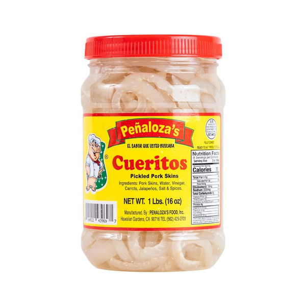 Penaloza's Cueritos Pickled Pork Skins