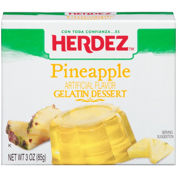 Herdez Pineapple Gelatin Dessert (3 oz) Instacart
