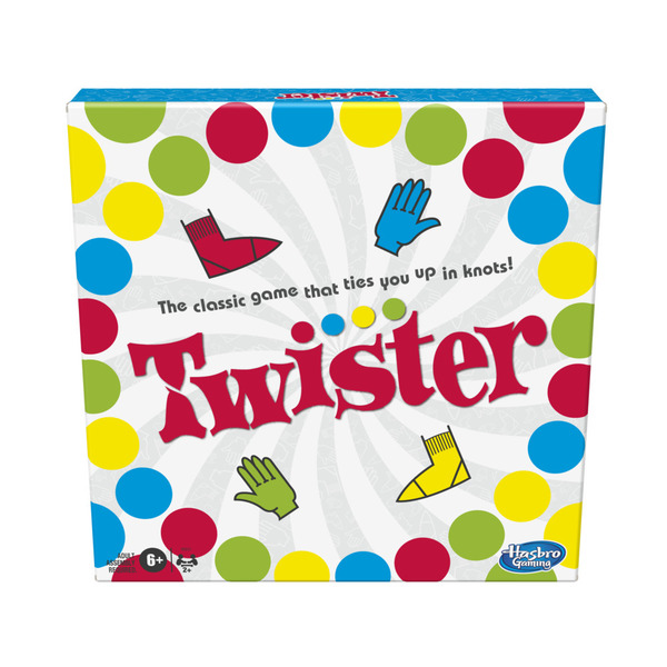 Hasbro Gaming Twister Party Game, 2+ Players, Ages 6+