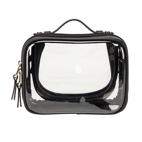 CALPAK Clear Cosmetics Case - Black