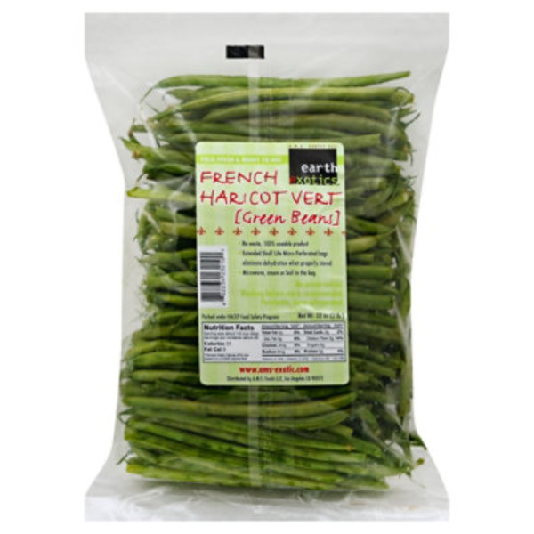 Earth Exotics Green Beans, French Haricot Vert