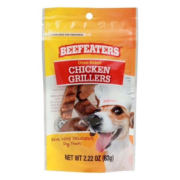 Beefeaters Dog Treats, Chicken Grillers, OvenBaked (2.22 oz) Instacart
