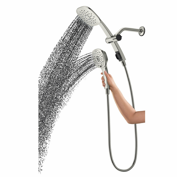 Kohler Adjuste 3-in-1 Multifunction Shower Kit Shower Head, Brushed ...