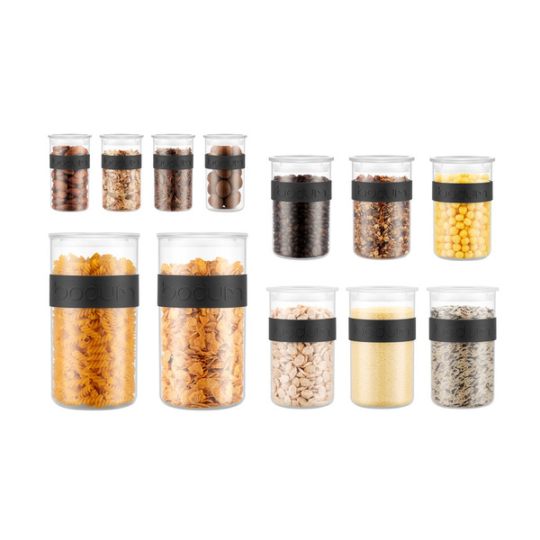 BODUM Air Tight Canisters Set, 12 5 x 13-3/8 x 9-3/8 in