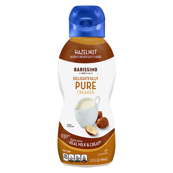 ミルクティ Barissimo Delightfully Pure Hazelnut Coffee Creamer Same-Day
