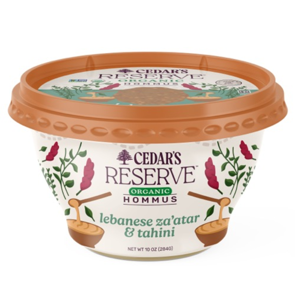 Cedar's Mediterranean Foods Organic Lebanese Za'atar & Tahini Reserve Hommus