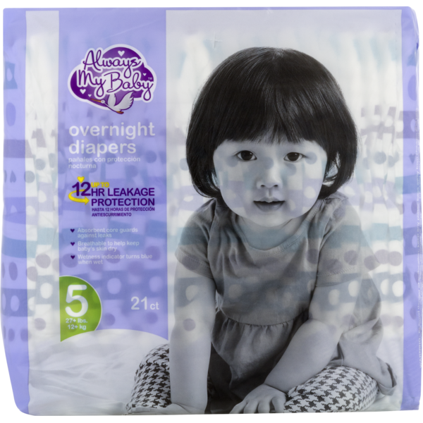nighttime diapers size 5