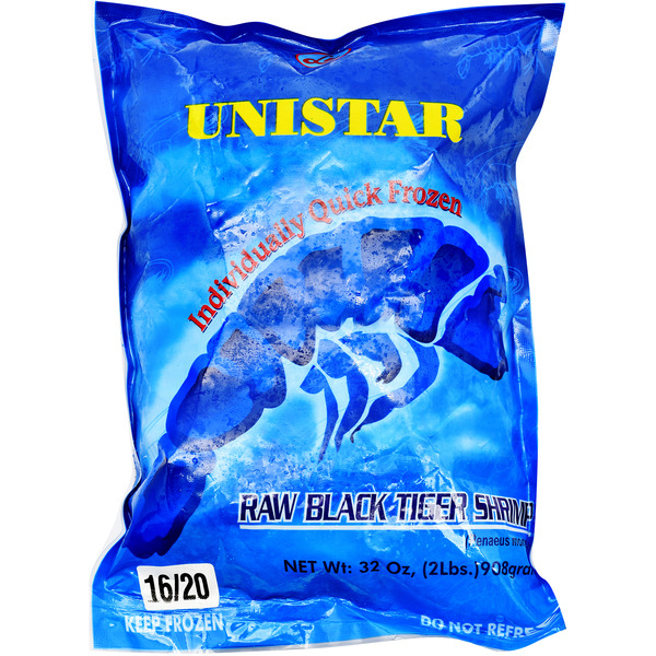 16 to 20 Count Raw Tiger Shrimp