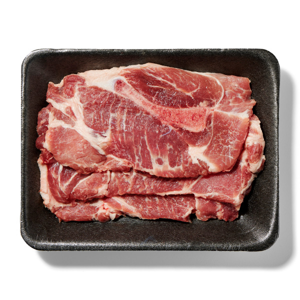 Meijer All Natural Bone-In Pork Shoulder Thin Cut Blade Steak