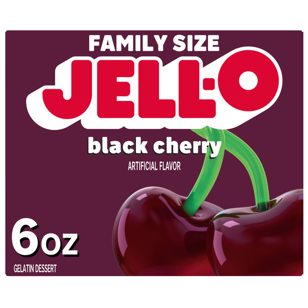 Jell-O Black Cherry Gelatin Dessert Mix Same-Day Delivery or