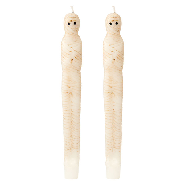 KIRKTON HOUSE Halloween Taper Candle Mummy Same-Day Delivery or
