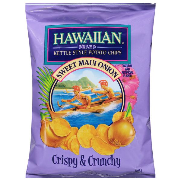 Safeway Hawaiian Kettle Style Potato Chips Potato Chips, Sweet Maui