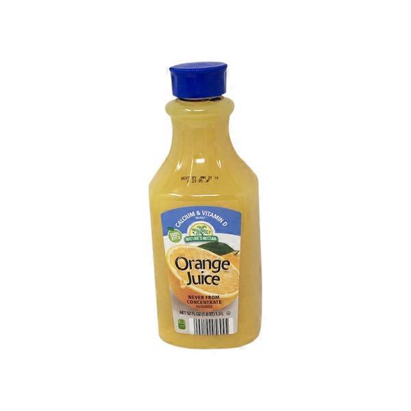 Vitamin D Nature's Nectar Orange Juice ALDI Nature's Nectar