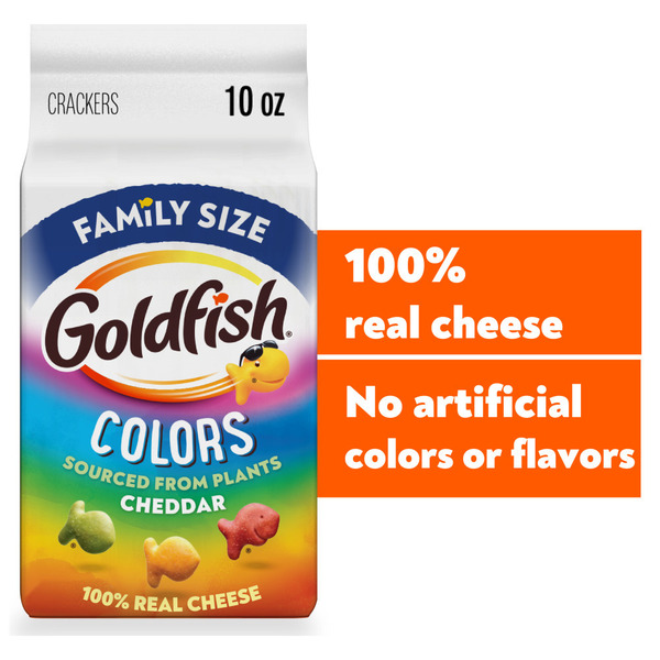 Pepperidge Farm Goldfish Colors Cheddar Baked Snack Crackers