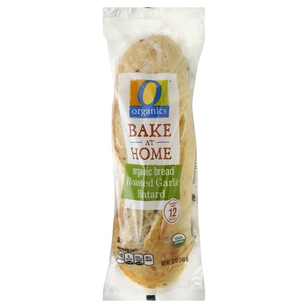O Organics Batard, Organic, Roasted Garlic