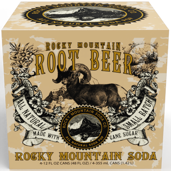 Rocky Mountain Soda Rocky Mountain Root Beer All-Natural Soda 4