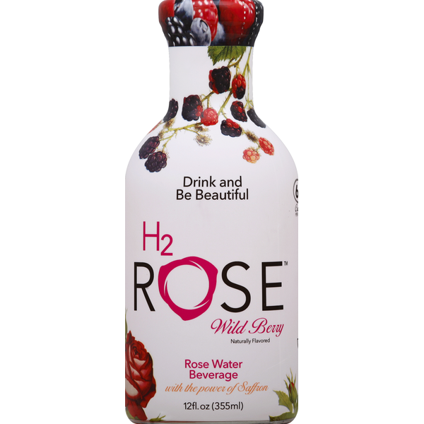 H2Rose Rose Water Beverage, Wild Berry Same-Day Delivery or Pickup
