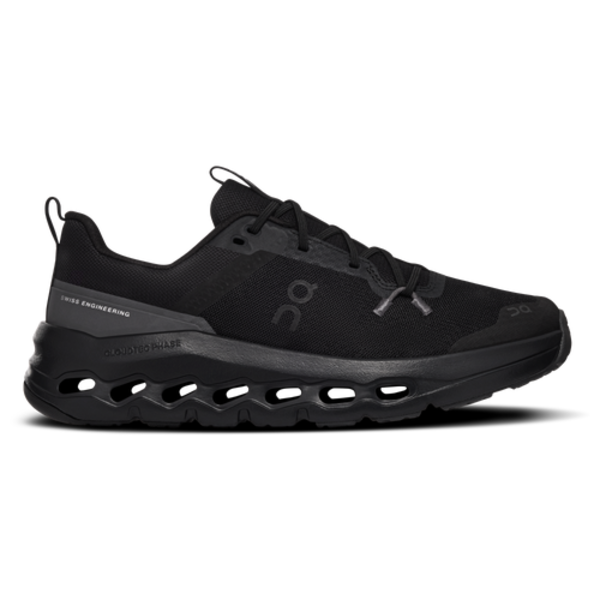 ON Boys' Cloudleap Grade School Running Shoe, Size 3.5 - Black/Black