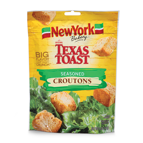 New York Bakery Croutons, Texas Toast, Seasoned