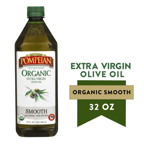 Pompeian Organic Smooth Extra Virgin Olive Oil Same-Day Delivery