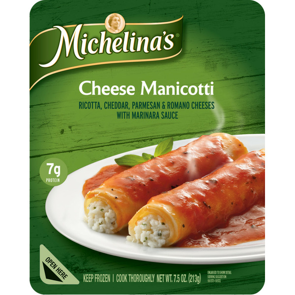 Michelina's Cheese Manicotti with Marinara Sauce