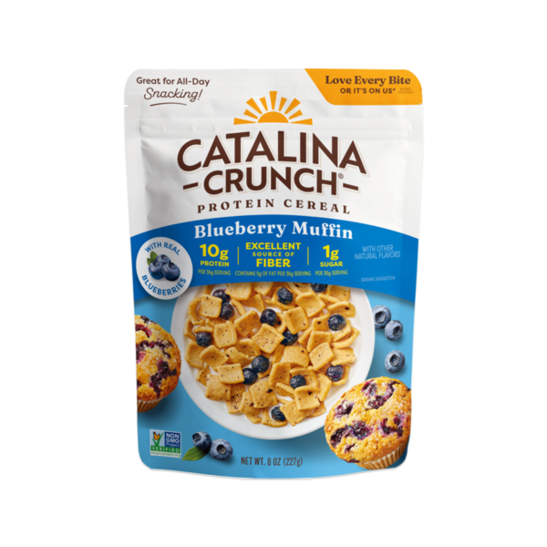 Catalina Crunch Protein Cereal, Blueberry Muffin