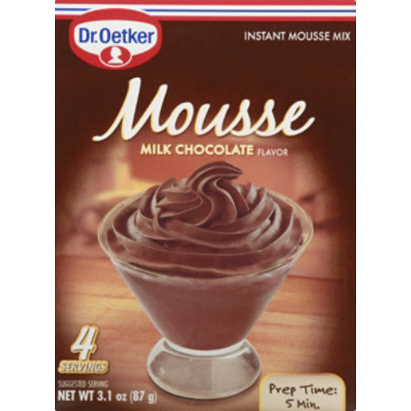 Dr. Oetker Mousse Mix, Instant, Milk Chocolate