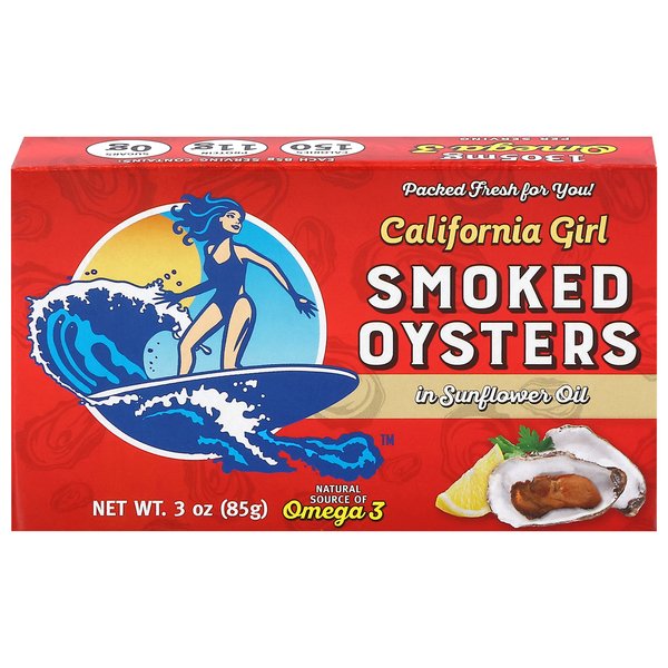 California Girl Smoked Oysters