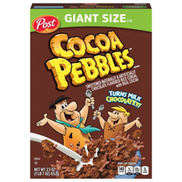 Post PEBBLES Cereal Giant Size