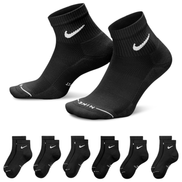 Nike Everyday Elevated Ankle Socks, M - Black