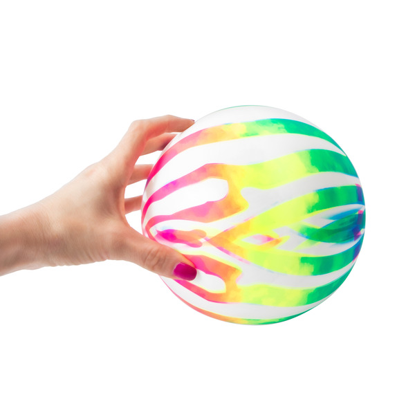 Enlarge Alternative view of PPNC Rainbow Ball, Large - White Stripe (opens in a new tab)