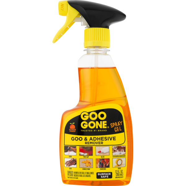 Goo Gone Spray Gel Goo & Adhesive Remover Citrus Power (12 fl oz) from Loblaws Instacart
