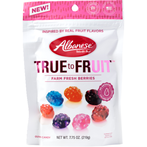 Albanese Confectionery Farm Fresh Berries True to Fruit Gummi Candy