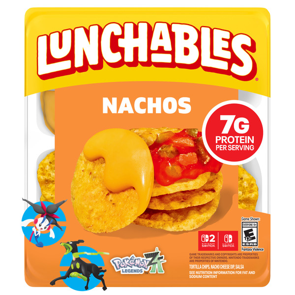 Lunchables Nachos Cheese Dip & Salsa Kids Lunch Snack Kit