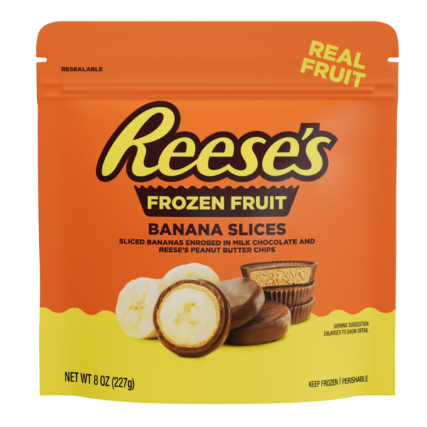 Reese's Banana Slices in Milk Chocolate and Peanut Butter Chips