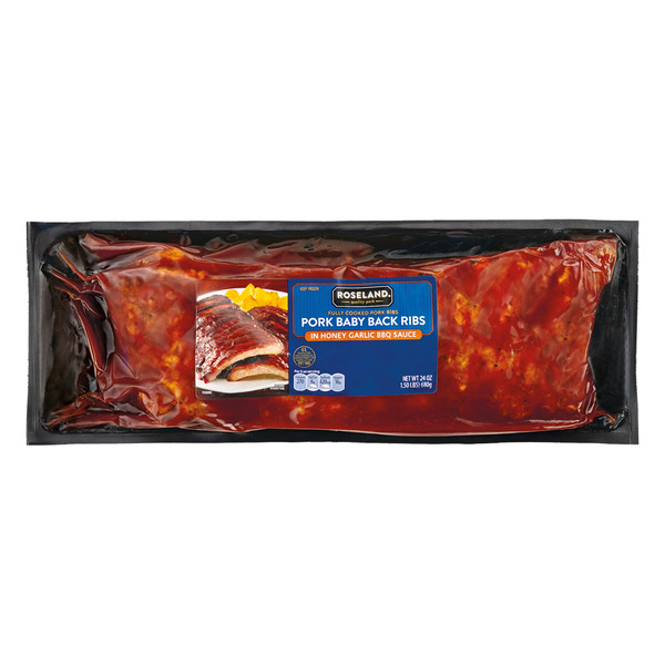 ALDI Roseland Pork Baby Back Ribs In Honey Garlic Bbq Sauce SameDay