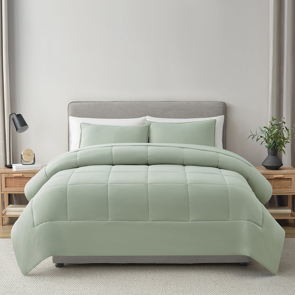 Nestwell Twin/Twin XL 3-Piece Comforter Set, 90 x 66 in - Desert Sage