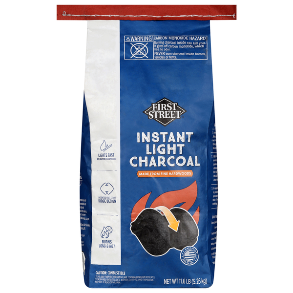 First Street Instant Light Charcoal Same-Day Delivery | Fiesta Mart