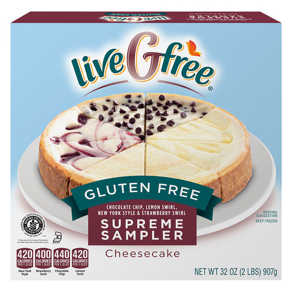 liveGfree Gluten Free Cheesecake