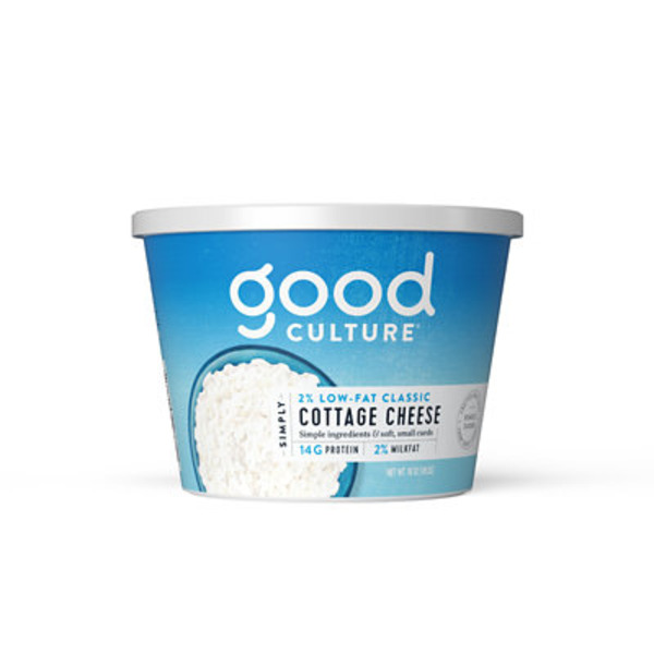 good culture Cottage Cheese, Low-Fat Classic, 2% Milkfat, Simply