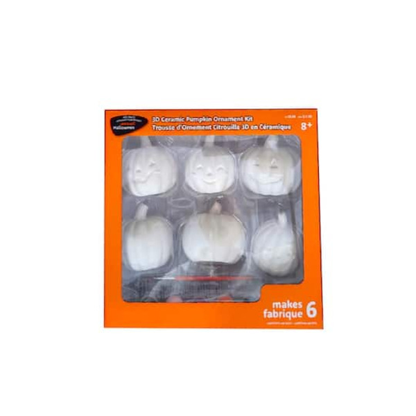 Creatology Color Your Own Ceramic Jack-o'-Lantern Ornament Kit