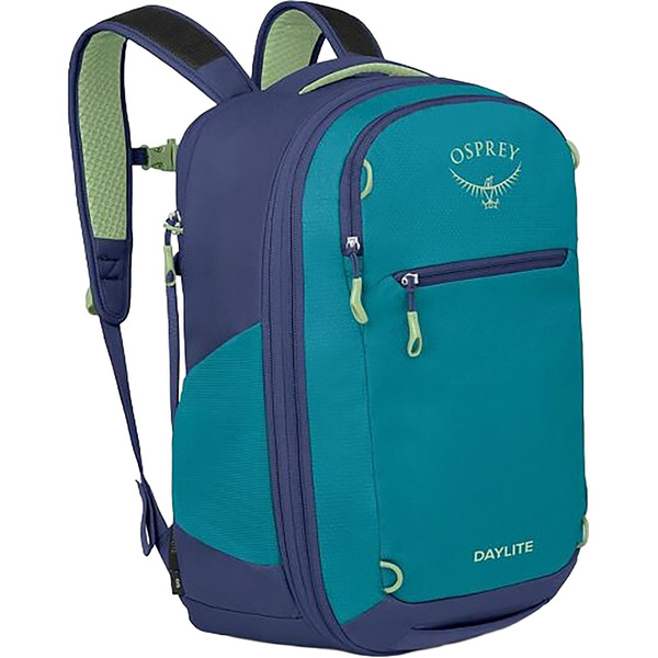 Osprey Expandable Travel Pack, 26L + 6L - Blue Spikemoss/Alkaline