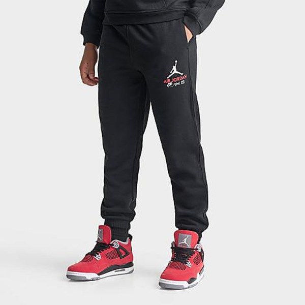Jordan Big Kids' MJ Quality Graphic Jogger Pants, L - Black