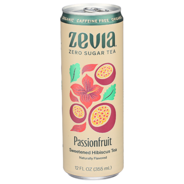 Zevia Organic Sweetened Passionfruit Hibiscus Tea Same-Day